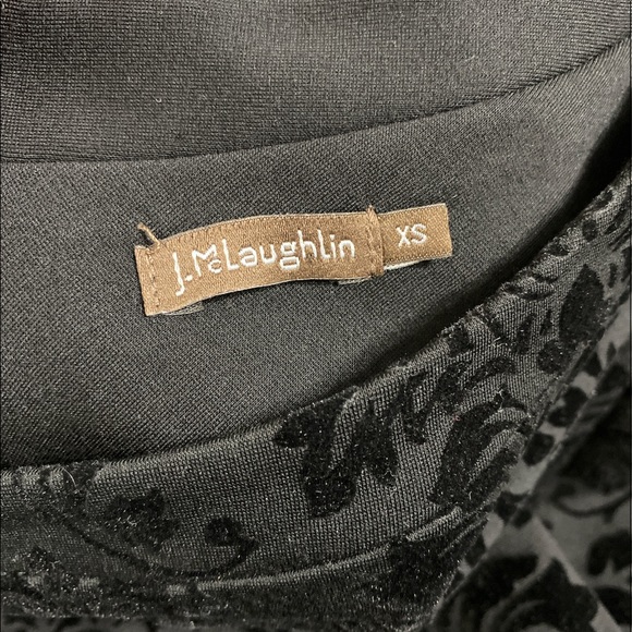 J. McLaughlin Damask Flocked Sleeveless Sheath Dress - Picture 7 of 8